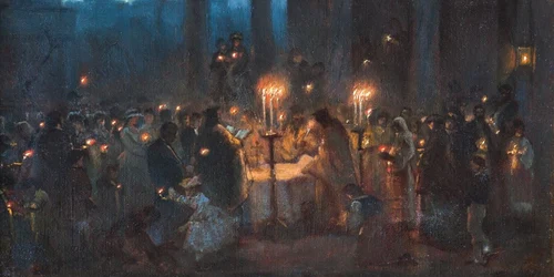 Slujba Invierii la Stavropoleos de Aman, Theodor   Muzeul Municipiului Bucuresti jpeg