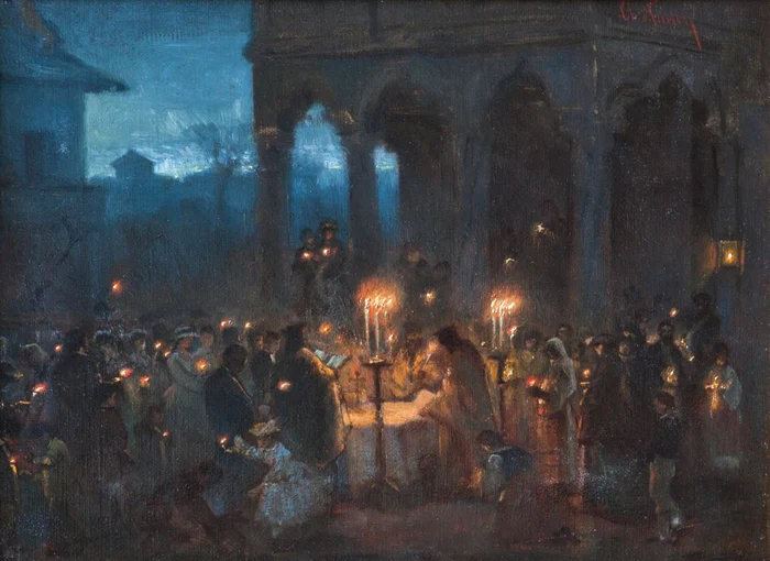 Slujba Invierii la Stavropoleos de Aman, Theodor - Muzeul Municipiului Bucuresti