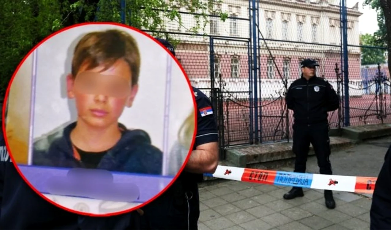 Autorul masacrului de la școala din Belgrad Foto: informer.rs 