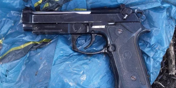 Pistol găsit de DRDP Timişoara