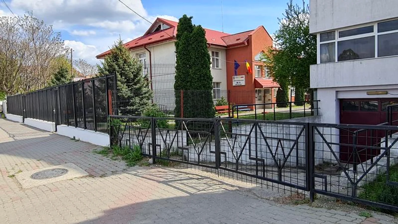 Grădinița din Vaslui de unde au plecat cei doi copii