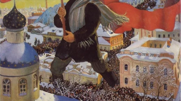 Ziua Revoluției Bolșevice din Rusia, în urma căreia prin intermediul unei lovituri de stat împotriva guvernului Kerenski partidul lui Lenin preia puterea jpeg