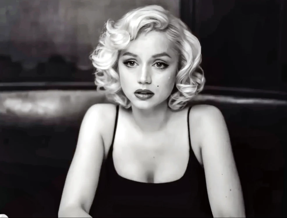 Ana de Armas în rolul Marilyn Monroe 