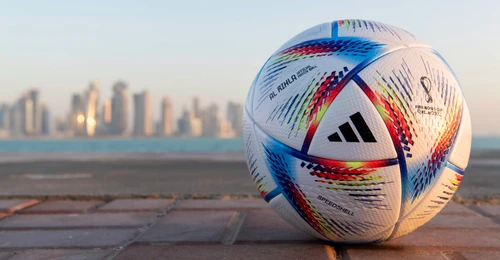 La CM Qatar 2022, mingea oficială este plină de senzori. Foto FIFA