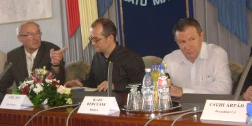 Satu Mare: Premierul Emil Boc şi ministrul transporturilor, Radu Berceanu, în vizită la Satu Mare