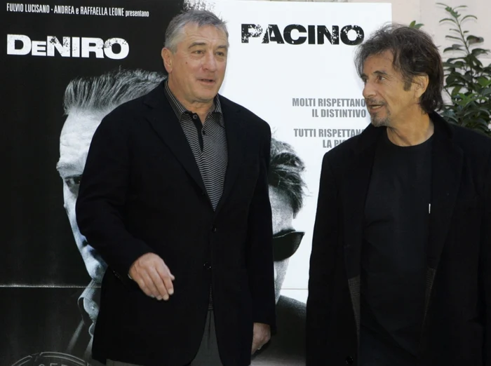 Robert De Niro va juca
alături de Al Pacino în filmul care spune povestea celebrului
gangster irlandez Frank Sheeran FOTO AP