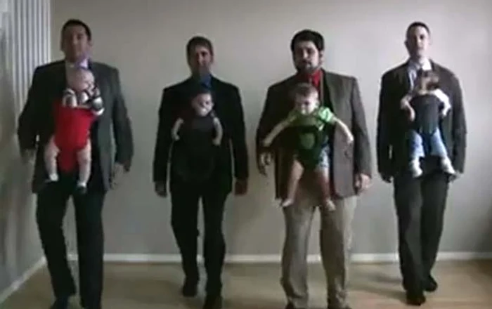 
    Tăticii dansează alături de copiii lor  