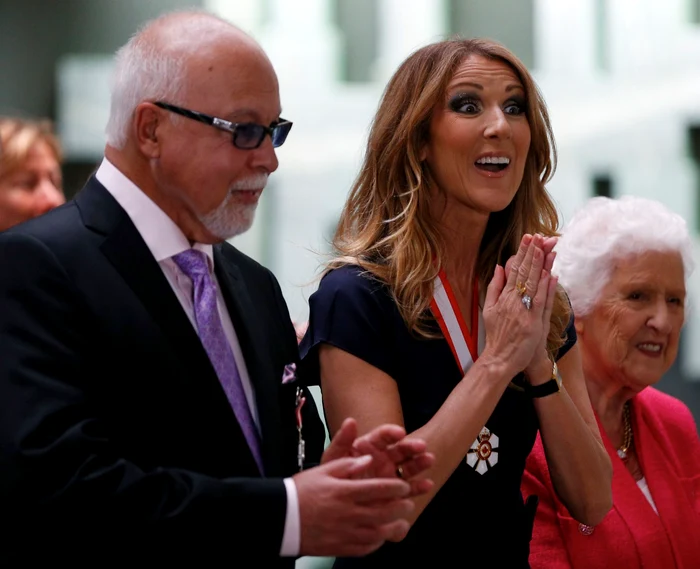 Céline Dion şi René Angélil (Reuters)