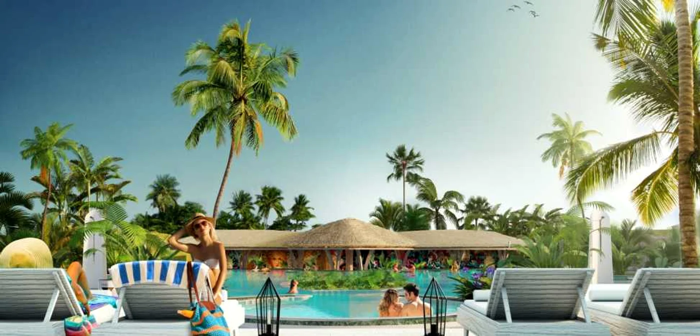 Sands of Therme dispune de o plajă de 30.000 de metri pătraţi