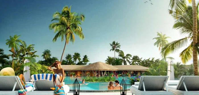 Sands of Therme dispune de o plajă de 30.000 de metri pătraţi