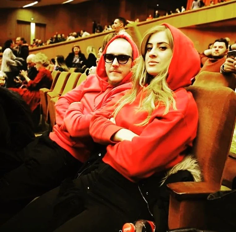 
    Marius Ivancea și iubita lui, Alice Badea  