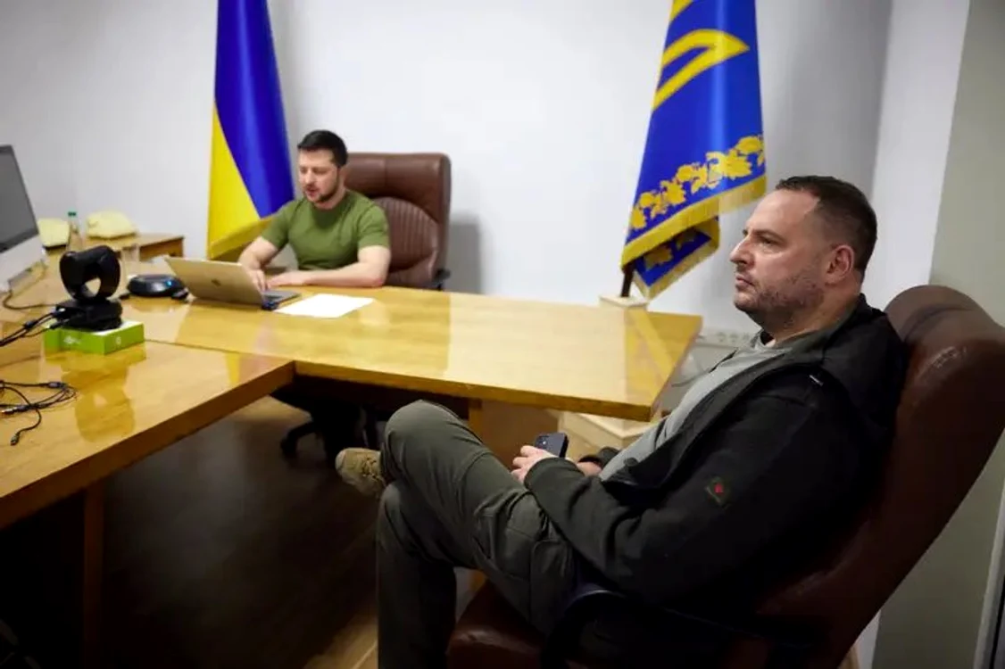 Volodimir Zelenski și ANdrii Ermak/FOTO:X