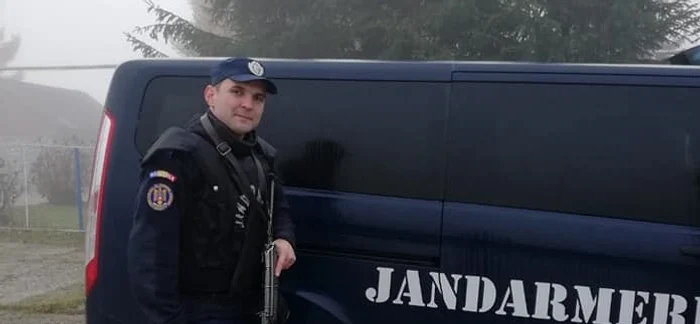 Jandarmul din Brașov FOTO Facebook Jandarmeria Brașov
