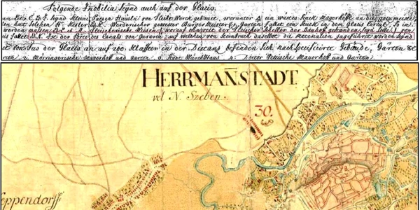 Dovezi istorice despre existența Portului Sibiului Sursă Portul orașului Hermannstadt Sibiu jpg