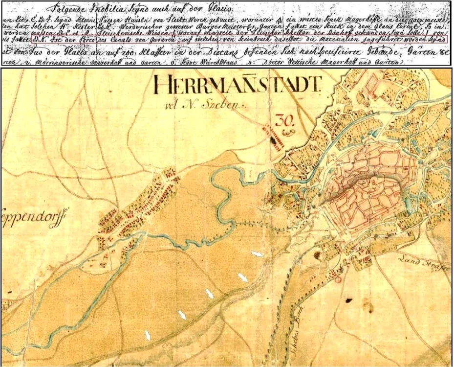 Dovezi istorice despre existența Portului Sibiului Sursă Portul orașului Hermannstadt Sibiu