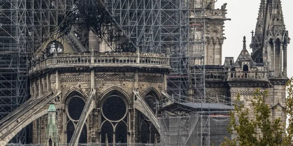 Catedrala Notre Dame după incendiu / FOTO Guliver / Getty Images / 16 apr 2019