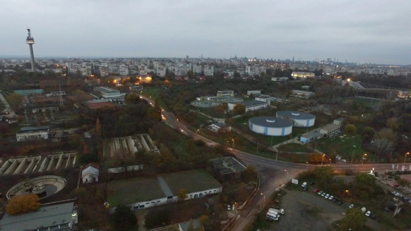 Parcul se amenajează lângă Turnul de televiziune şi Plaja Dunărea. SURSA: Primăria Galați
