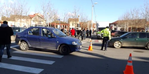 accident pe trecerea de pietoni la severin FOTO Corina Macavei 