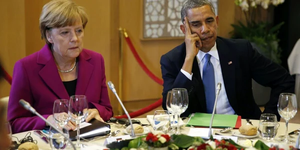 Barack Obama Angela Merkel FOTO Reuters