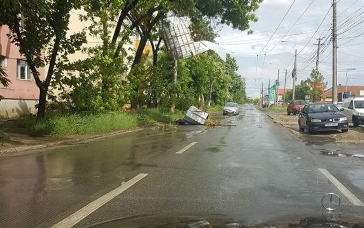 Vreme rea în Muntenia FOTO Adevărul