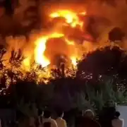 GIF incendiu bucuresti