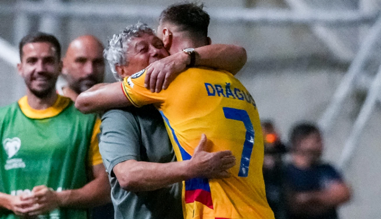 Mircea Lucescu și Denis Drăguș  Foto/Sportpictures 