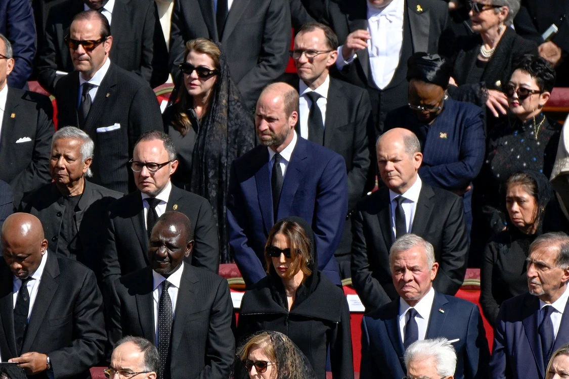 Prințul William funeralii Papa Francisc foto profimedia (2) jpg