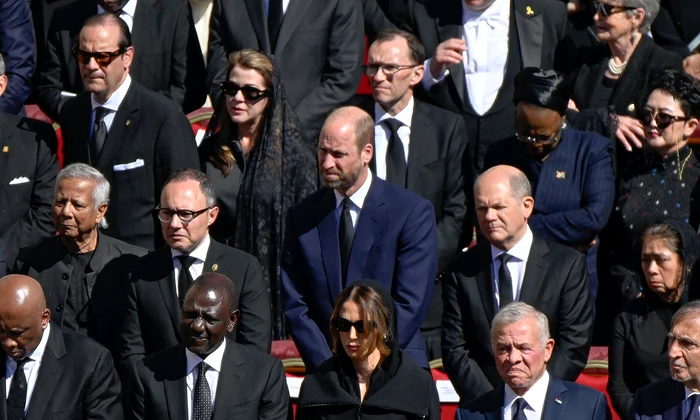 Prințul William funeralii Papa Francisc foto profimedia (2) jpg