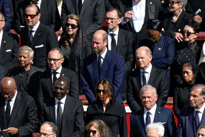 Prințul William funeralii Papa Francisc foto profimedia (2) jpg