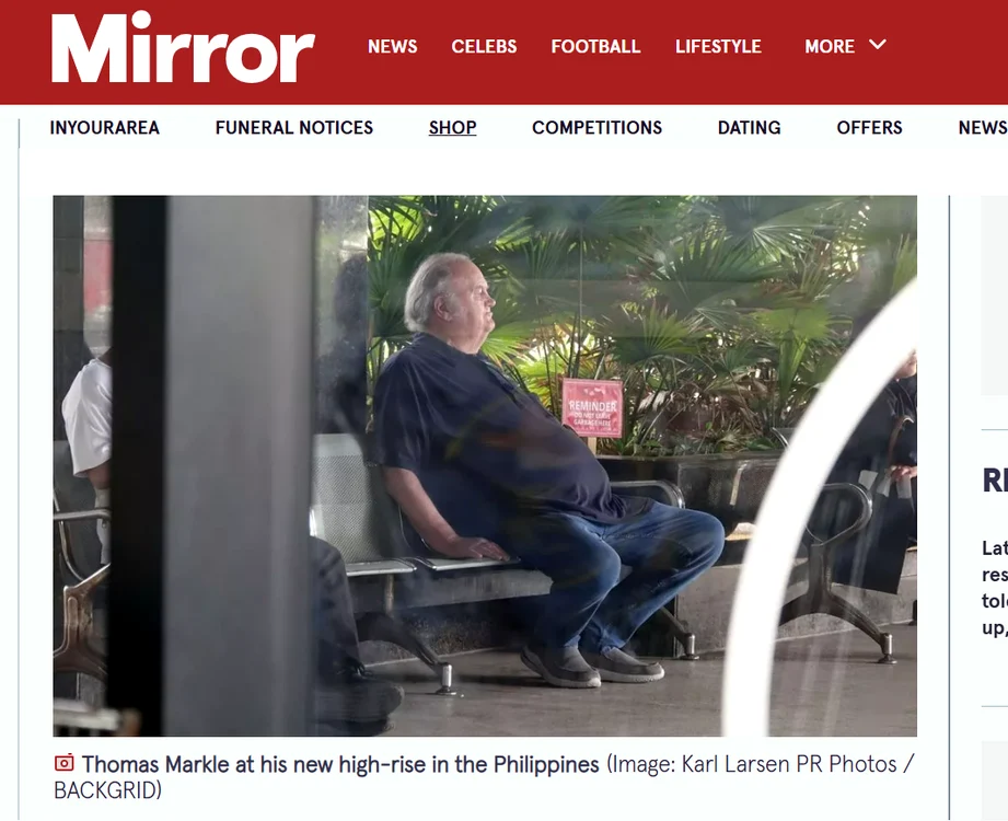 Thomas Markle Screenshot The Mirror