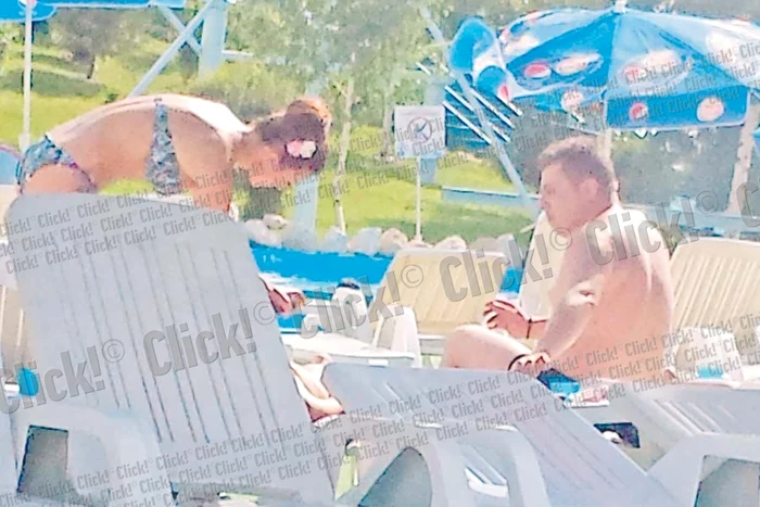 Monica Irimia şi Shaun Taylor s-au sărutat cu foc, la o terasă (FOTOGRAFII: MIHAI IONESCU)