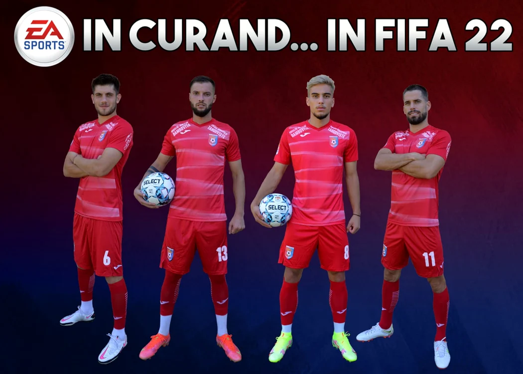 Chindia, în FIFA 22. FOTO: AFC Chindia