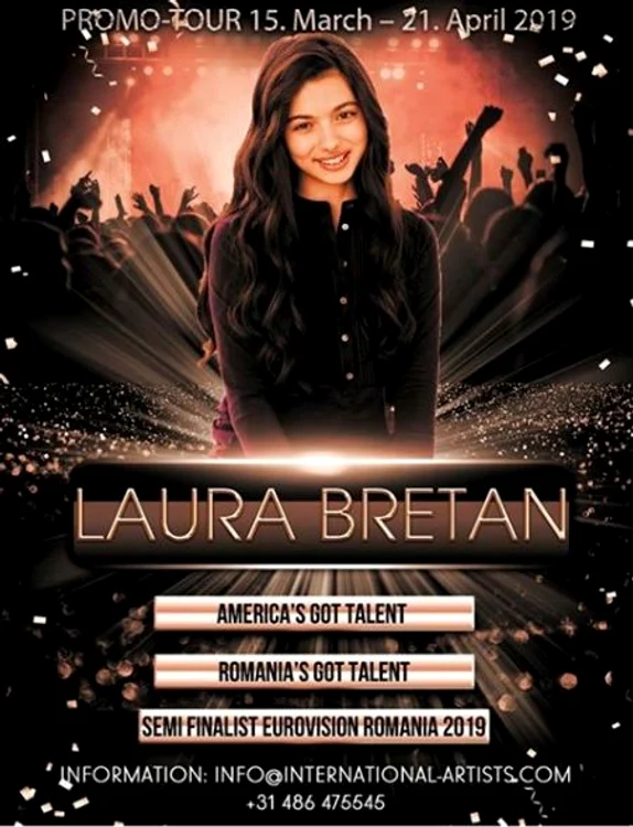 Laura Bretan a participat și la „America's got talent”