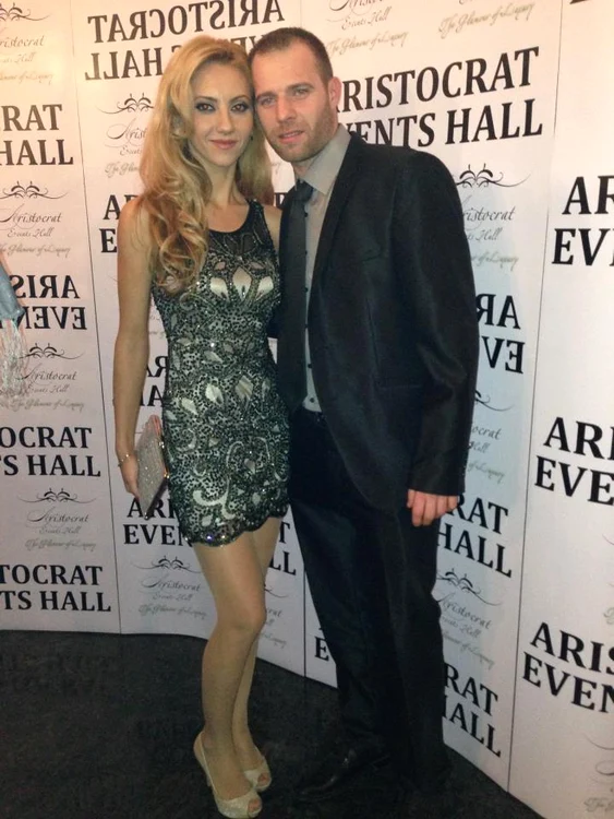 Simona Nae şi viitorul ei soţ, Bogdan Topciu