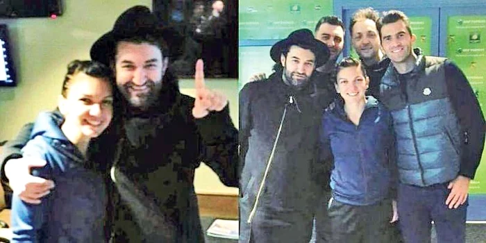 După meci, Simona  s-a întâlnit cu fanii săi