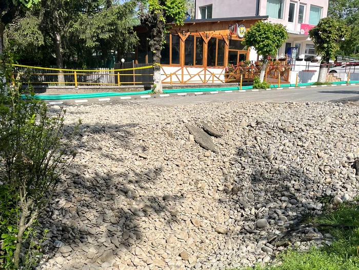 Surparea de la Slănic. FOTO Prefectura Prahova