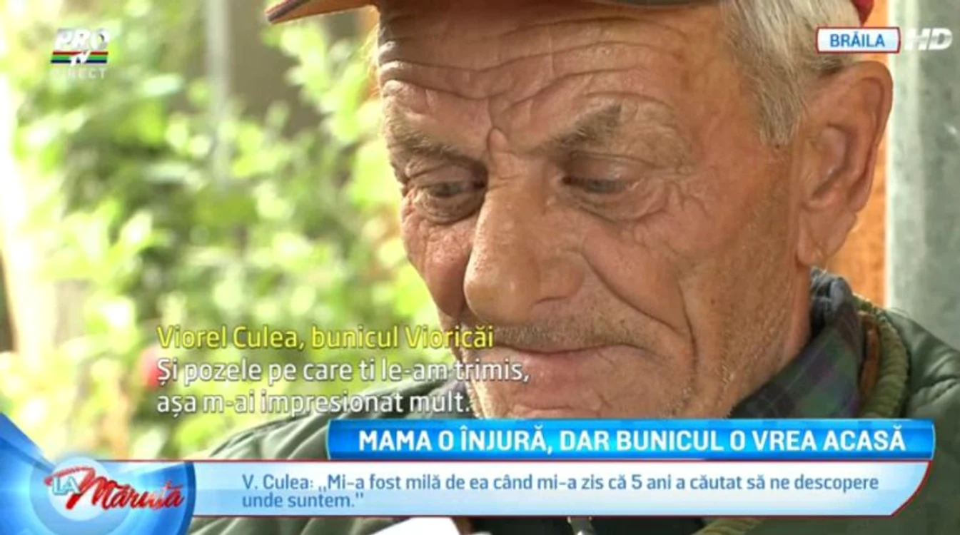 Viorica Culea şi-a cunoscut bunicul