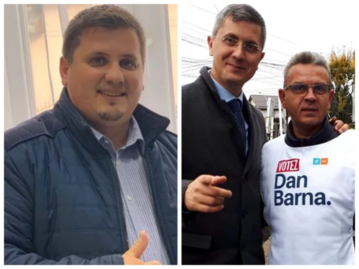 Beniamin Todosiu, preşedintele USR Alba, Dan Barna şi Sorin Trif, candidatul demisionar din partid