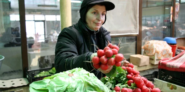 Legume în piaţa din Suceava