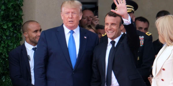 trump macron gettyimages 1154062548 jpeg