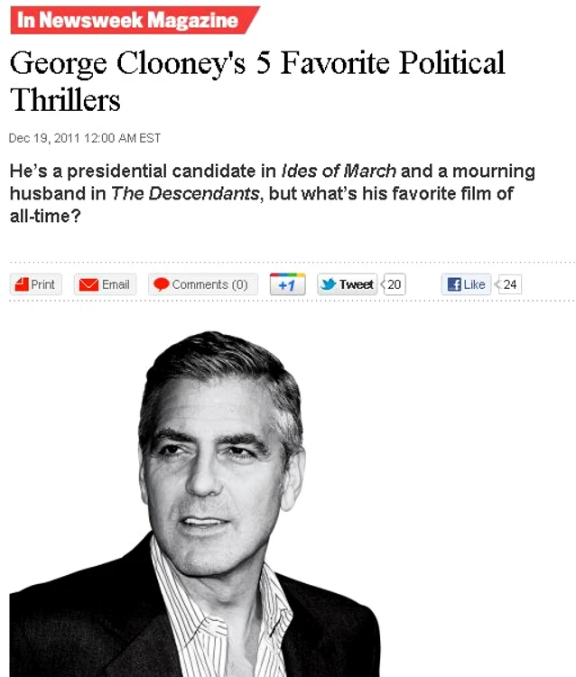 Ce filme preferă Woody Allen şi George Clooney jpeg