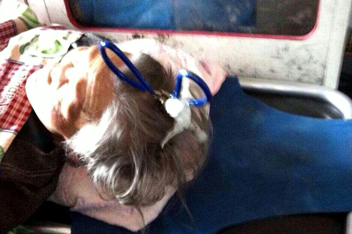 Qian Tseng a venit la spital mai mult moartă decât vie (foto CEN)