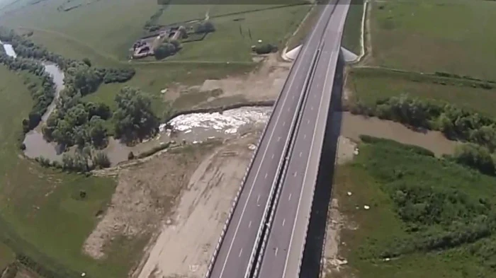 Autostrada Timişoara-Lugoj, Lot 2, văzută din avion