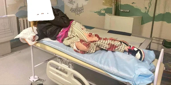 Spital oncologic pentru copii din Kiev - Ucraina bombardat de trupele ruseşti Sursă imagini Telegram