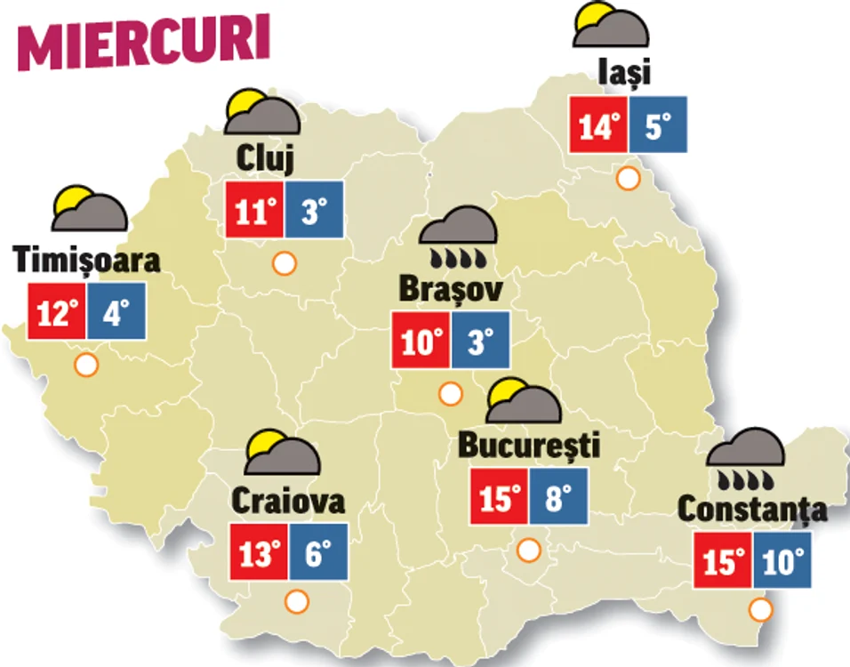 Prognoza meteo 21 octombrie anunță vreme rece