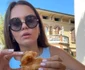 Vacanța în Italia vine cu răsfăț culinar și mici regrete pentru Cristina Șișcanu / foto: captură video