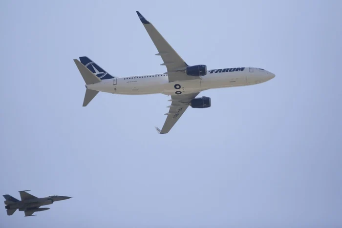 Prezentare noul avion Tarom Boeing 737-800. FOTO Inquam Photos / George Călin