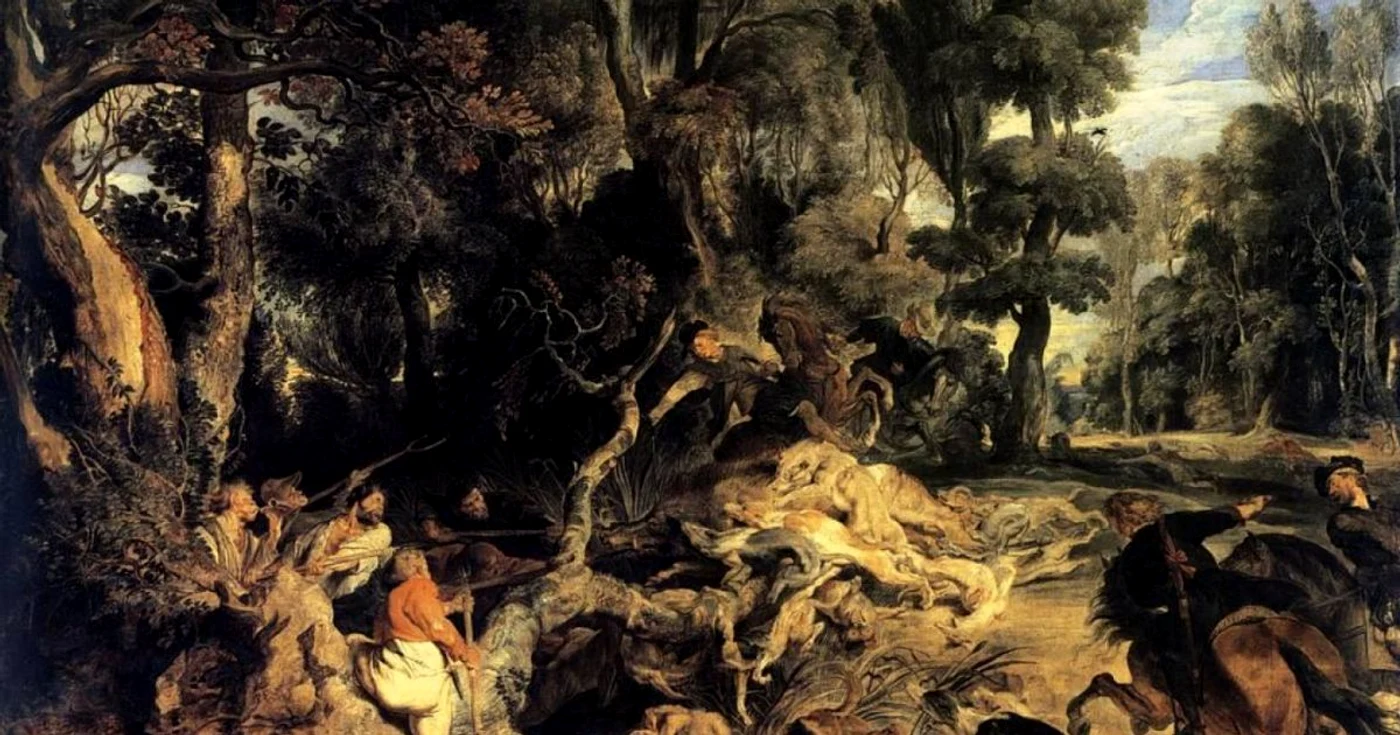 Rubens, Vânătoarea de vieri