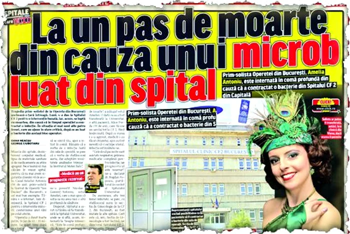 A luat un microb din Spitalul CF 2