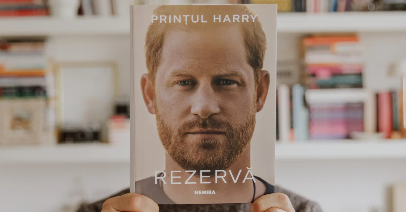 REZERVĂ, volumul de memorii al prințului Harry Sursa foto Editura Nemira
